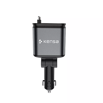 Car Charger Kensa CR-75 100W LED Atmosphere Light - Black