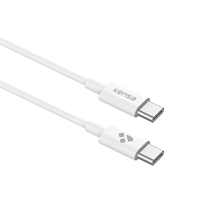 USB-C / Kensa PC-60 to USB-C Charging Cable (2m) - White