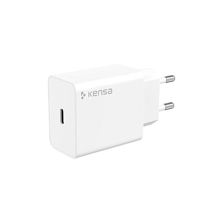 USB-C Charger Kensa QC-45 45W with Type-C Cable - White