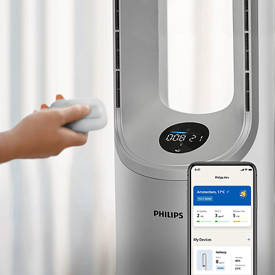 Air Performer Philips AMF765/30 2-in-1 Air Purifier and Fan