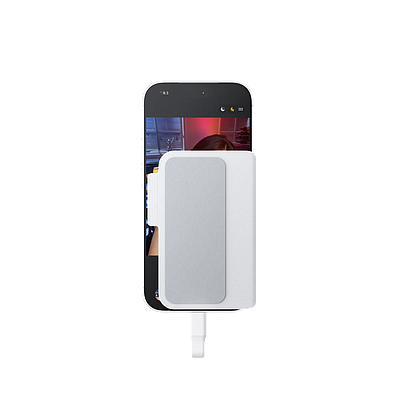 Selfie Screen Insta360 Snap with Light - White