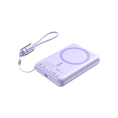 Magnetic Wireless Power Bank Choetech B862 10000mAh PD20W (B862-CCPU) - Purple
