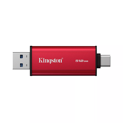 Dual USB Solid State Drive Kingston R1050 512GB (SPSD/512GB) - Black + Red