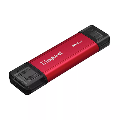 Dual USB Solid State Drive Kingston R1050 512GB (SPSD/512GB) - Black + Red