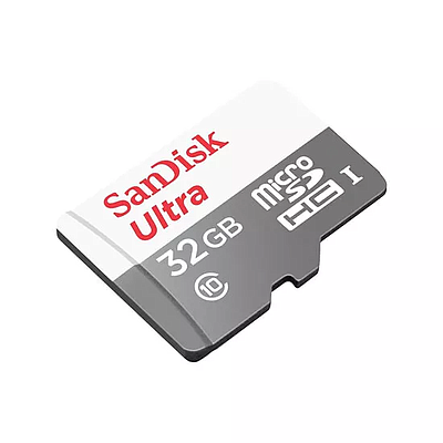 microSD Card SanDisk 32GB Ultra (SDSQUNR-032G-GN3MN) - White + Grey