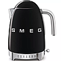 Electric Kettle Smeg KLF04BLEU Black with Thermostat
