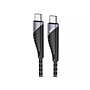 Cable HOCO U95 Freeway PD charging data cable 60W for Type-C to Type-C - Black