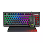3 In 1 Keyboard Marvo Wired CM310 With Mouse Pad - Black