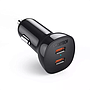 Car Charger Choetech TC0008 Dual C Ports PD 40W Black