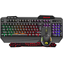 3 In 1 Keyboard Marvo Wired CM306 With Mouse Pad - Black