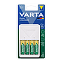 ბატარეის დამტენი Varta Plug Charger 4xAA 2100mAh (4008496054602)