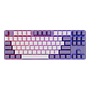 Gaming Keyboard Dark Project One KD87A G3MS Mech. RGB - Violet + White