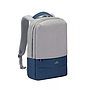 Anti-Theft Laptop Backpack Rivacase 7562 15.6" - Grey + Dark Blue