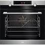 Built-In Electric Oven AEG BCK556360M Black / Silver