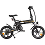 Folding Electric Bike ADO A16 XE Smart APP Black