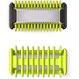 Beard Shaver Replacement Head for Philips QP610/50 - Yellow