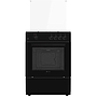 Gas Cooker Alneo AG6060 Black