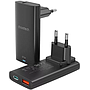 Wall Charger Choetech PD6011 67W Type-C And USB Type-A - Black