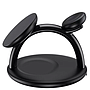 3 in 1 Holder Magnetic Wireless Charger Choetech T587 15W - Black