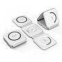3 in 1 Foldable Magnetic Wireless Charger Choetech T588 15W - Gray