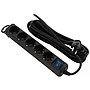 Power Strip 2E 5X 1.5m (2E-U05ES15M) - Black