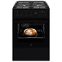 Gas Cooker Electrolux LKK660220K Black