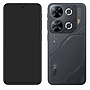 Smartphone itel P65 P671LN 12GB/256GB Dual Sim - Cyber Black