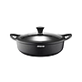 Granite Frying Pan With Lid Arshia CO498-3119 36cm 26509 Black