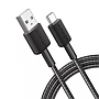 USB-A / Anker 322 to USB-C Braided Cable 0.9m (A81H5G11) - Black
