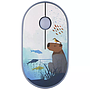 Wireless Mouse 2E MF300 CAPYBARA:SWIM Silent (2E-MF300WCAPIBARABL) - Blue