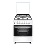 Gas Cooker Alneo ALN 6070B White (01715)